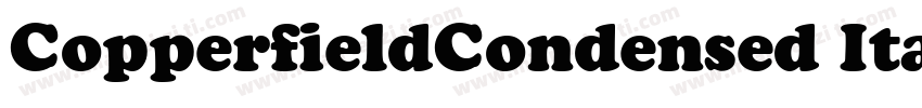 CopperfieldCondensed Italic字体转换